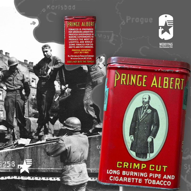 Originální tabáková krabička PRINCE ALBERT